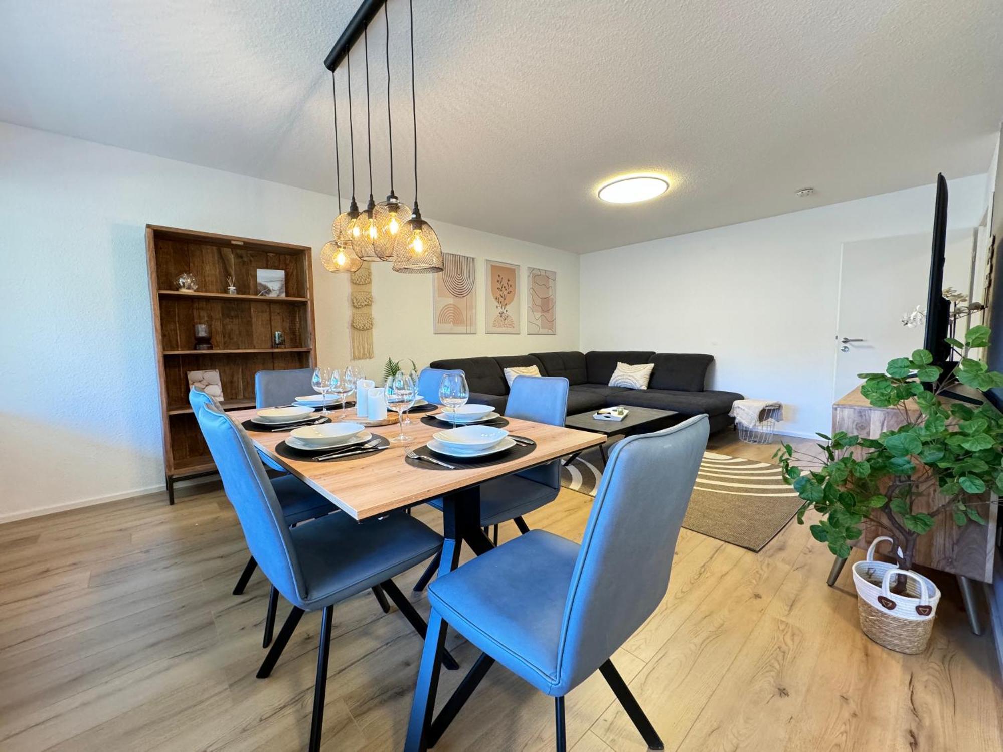 3 Zimmer Apartment, 90 Qm, Ruhig Und Zentrumsnah, Max 6 Pers, 15 Qm Balkon , Private Garage, Internet 1000 Mbit Зиндельфинген Экстерьер фото