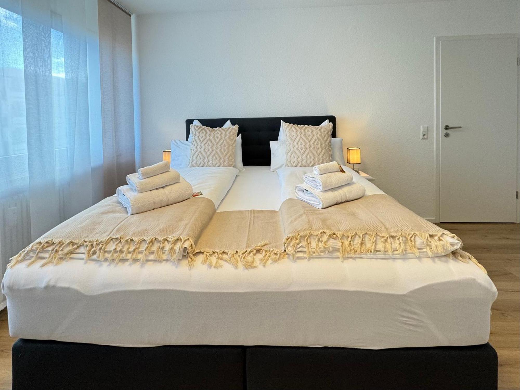 3 Zimmer Apartment, 90 Qm, Ruhig Und Zentrumsnah, Max 6 Pers, 15 Qm Balkon , Private Garage, Internet 1000 Mbit Зиндельфинген Экстерьер фото
